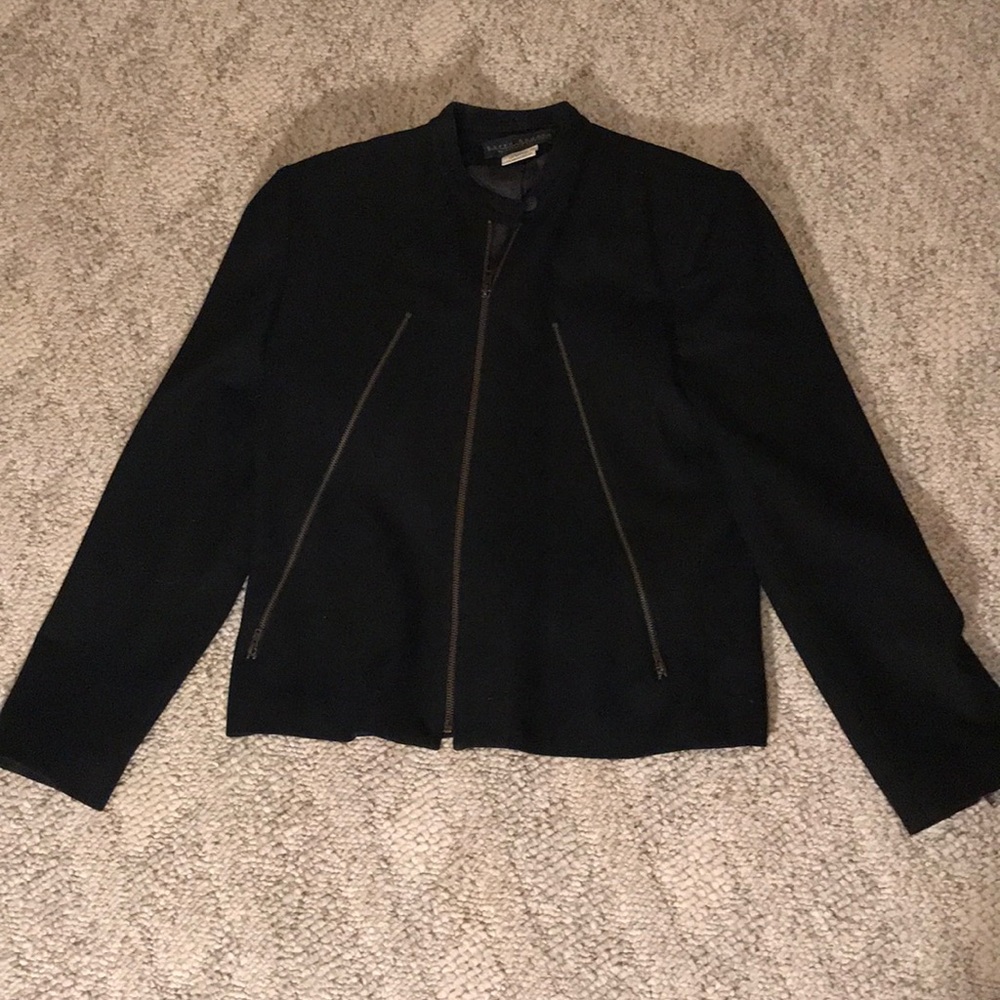 Harve Benard Black wool blazer sz 8